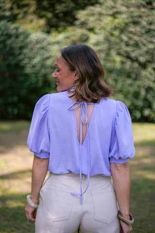 Alecia Top Lilac