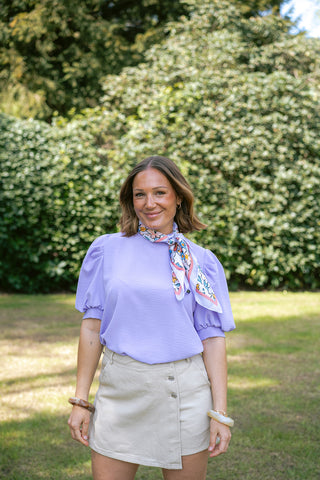 Alecia Top Lilac