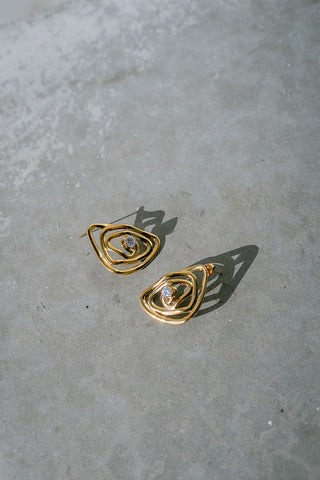 Alex-Jay Earrings Gold