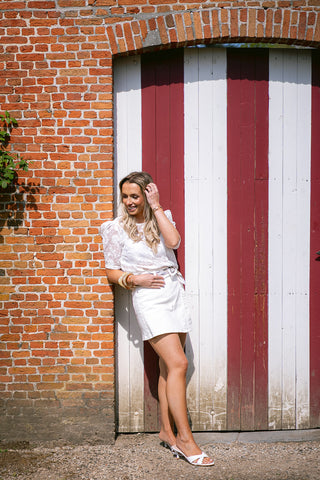 Alexia Top White