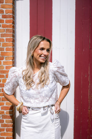 Alexia Top White