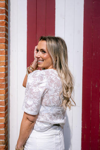 Alexia Top White