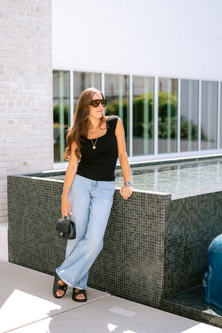 Amandy Knit Top Black