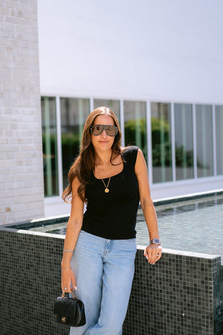 Amandy Knit Top Black