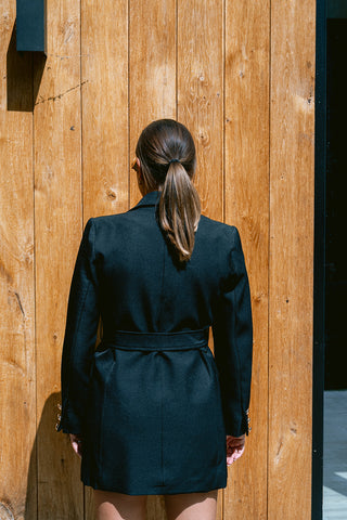 Amarantha Blazer Dress Black
