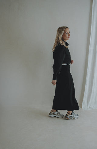 Amber Maxi Skirt Black