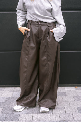 Ambrelle Wide Pants Brown