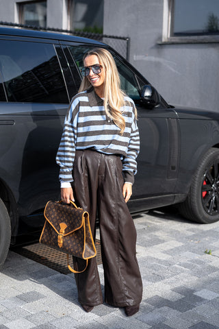 Ambrelle Wide Pants Brown