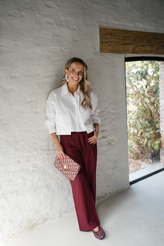 Ellemies Trousers Burgundy