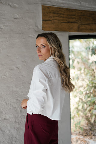 Amine Blouse White
