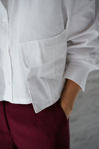 Amine Blouse White