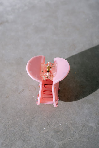 Amore Hair Clip Pink
