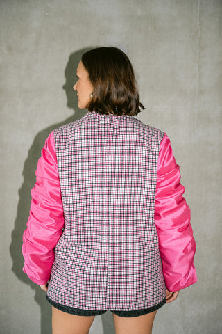 Amy-lee Bomber Blazer Pink