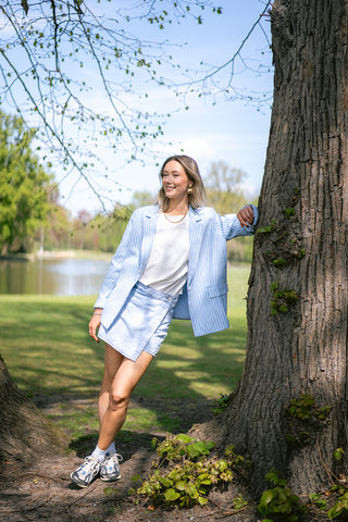 Antonella Blazer Light Blue