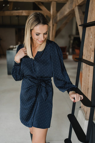 Apolinne Dress Navy