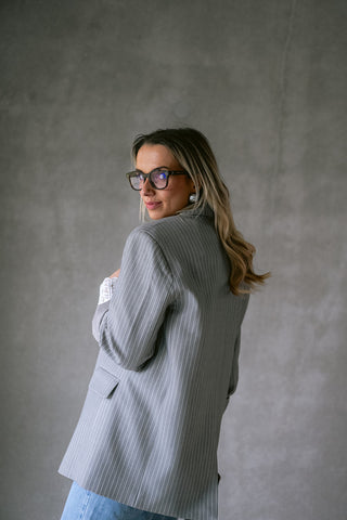 Arle Oversized Blazer Grey