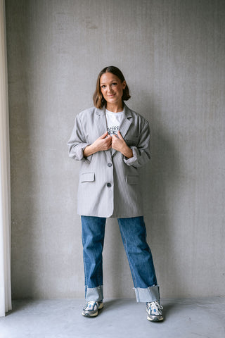 Arle Oversized Blazer Grey