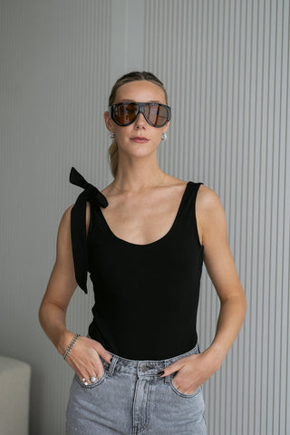 Aryan Bodysuit Black