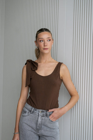 Aryan Bodysuit Brown