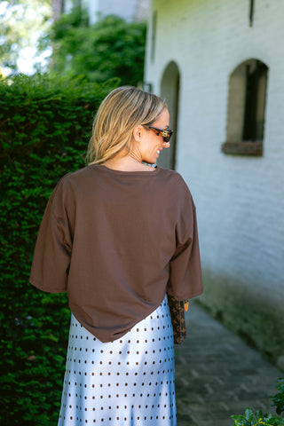 Astrae Oversized T-shirt Brown