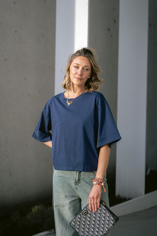 Astrae Oversized T-shirt Blue
