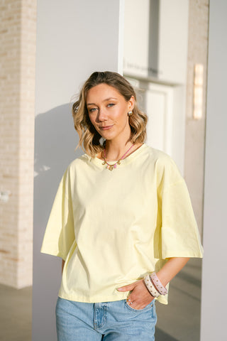 Astrae Oversized T-shirt Yellow