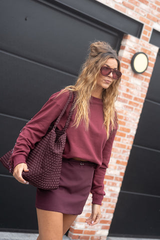 Jessie Sweater Burgundy