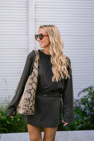 Aubrielle Skirt Brown