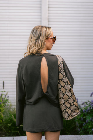 Aubrielle Skirt Brown