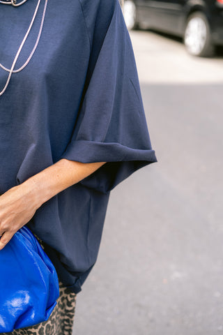 Ballie Oversized T-shirt Navy