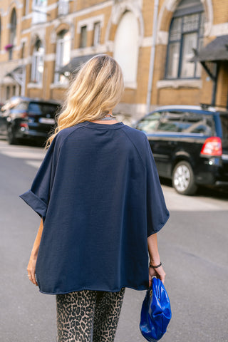 Ballie Oversized T-shirt Navy