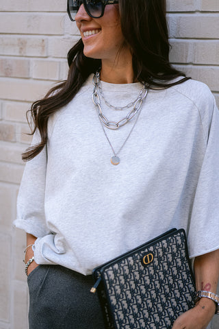 Ballie Oversized T-shirt Grey