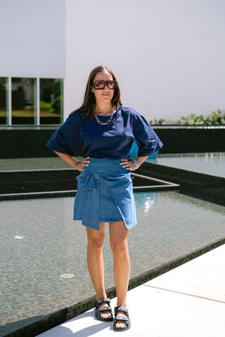 Ballie Oversized T-shirt Navy