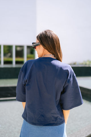 Ballie Oversized T-shirt Navy