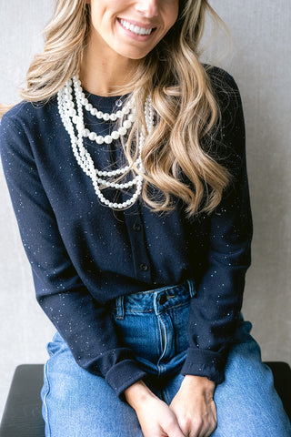 Bamsie Cardigan Navy