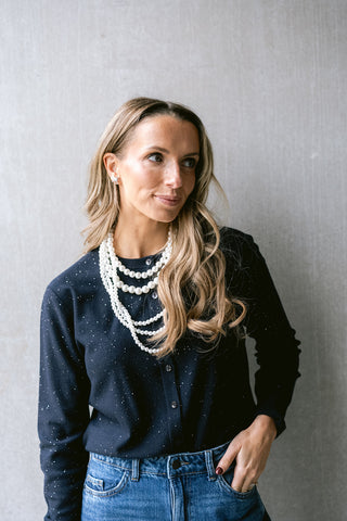 Bamsie Cardigan Navy