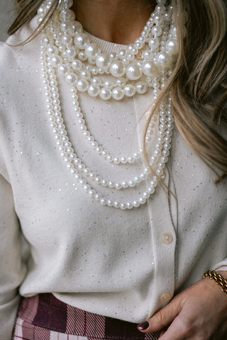 Bamsie Cardigan White