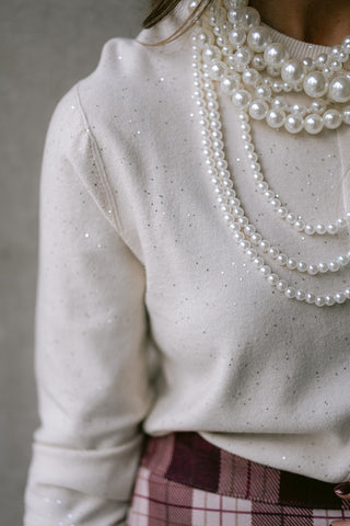 Bamsie Cardigan White