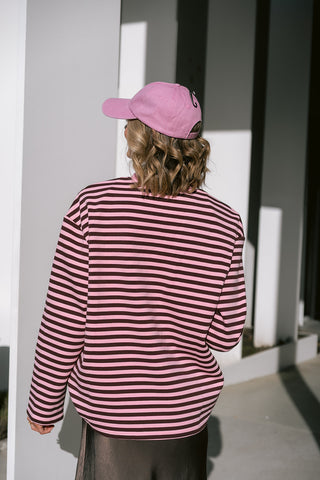 Battista Sweater Striped Pink