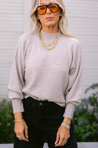 Beatrice Long sleeve Pullover Creme