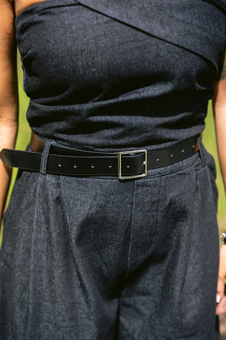 Becky Denim Jumpsuit Navy