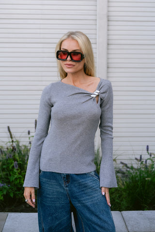 Bekki Knit Grey