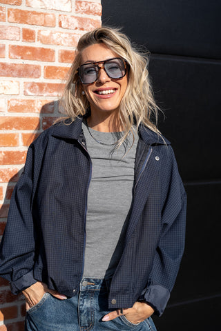 Belloura Bomber Navy