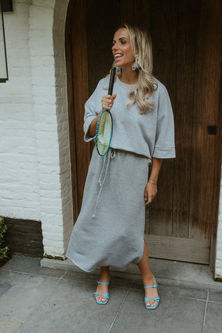 Benthe Sweater Skirt Grey