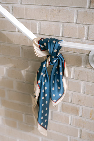 Billi Scarf Polkadot Navy