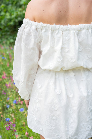 Bloomette Dress White
