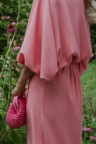 Bob Maxi Skirt Pink