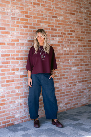 Bronthé T Shirt Burgundy