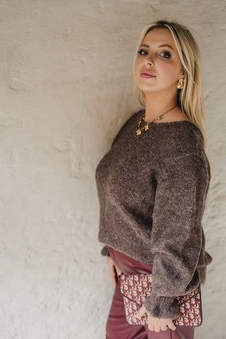 Klara Knit Chocolate Brown