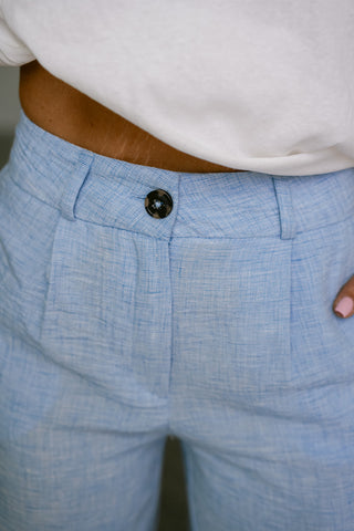 Bruce Trousers Light Blue